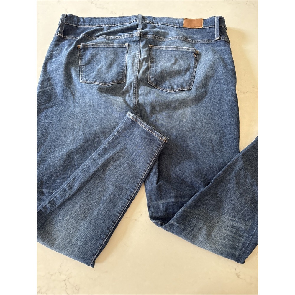 Madewell High Rise Skinny Jeans Dark Indigo Tencel Blend F8990 Womens 37 Stretch